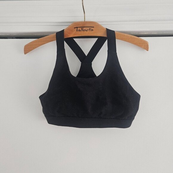 DSG Seamless Black Large Sports Bra - Picture 1 of 8